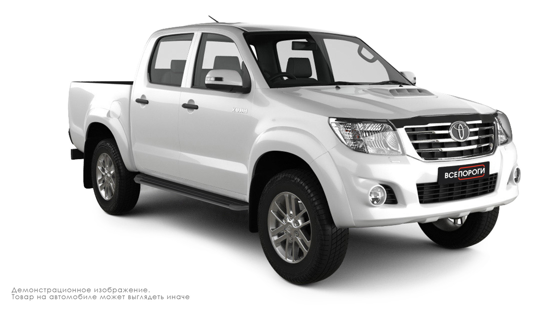 Надежные пороги для Toyota Hilux Pick Up 2005-2011